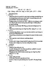 Giáo án Lịch sử lớp 8 - Tiết 40 + 41, Bài 25 Cuộc kháng chiến lan rộng ra toàn quốc (1873- 1884) - Năm học 2016-2017